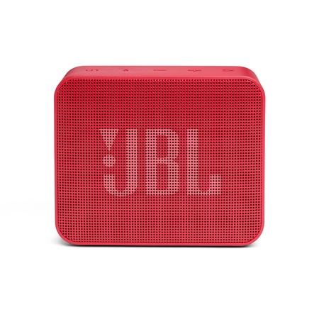 JBL GO Essential 2 Portable Bluetooth Speaker with Original Pro Sound, Up to 5 Hours Battery Life, with IP67 Waterproof Design, Red JBL GO Essential 2 Portable Bluetooth Speaker with Original Pro Sound, Up to 5 Hours Battery Life, with IP67 Waterproof Design, Red