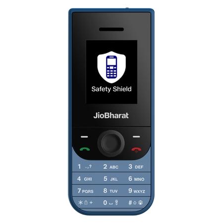 JioBharat V3 4G Keypad Phone with Safety Shield Feature, JioTV, JioHotstar, JioSaavn, JioPay (UPI & SoundPay), LED Torch, Digital Camera, 1000 mAh Battery, Blue, Locked for Jio Network JioBharat V3 4G Keypad Phone with Safety Shield Feature, JioTV, JioHotstar, JioSaavn, JioPay (UPI & SoundPay), LED Torch, Digital Camera, 1000 mAh Battery, Blue, Locked for Jio Network