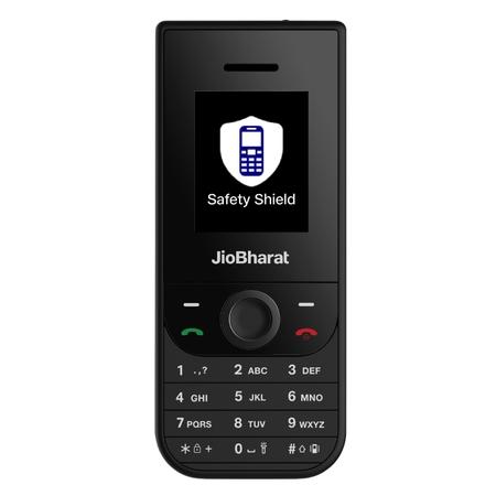 JioBharat V3 4G Keypad Phone with Safety Shield Feature, JioTV, JioHotstar, JioSaavn, JioPay (UPI & SoundPay), LED Torch, Digital Camera, 1000 mAh Battery, Black, Locked for Jio Network JioBharat V3 4G Keypad Phone with Safety Shield Feature, JioTV, JioHotstar, JioSaavn, JioPay (UPI & SoundPay), LED Torch, Digital Camera, 1000 mAh Battery, Black, Locked for Jio Network