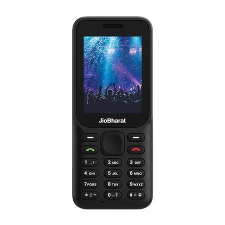JioBharat B1 4G Keypad Phone with JioCinema, JioSaavn, JioPay (UPI), 6.1 cm (2.4 Inch) Big Display, Powerful Battery (2000mAh), Digital Camera, Black, Locked for JioNetwork JioBharat B1 4G Keypad Phone with JioCinema, JioSaavn, JioPay (UPI), 6.1 cm (2.4 Inch) Big Display, Powerful Battery (2000mAh), Digital Camera, Black, Locked for JioNetwork