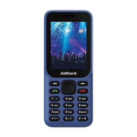 JioBharat B1 4G Keypad Phone with JioCinema, JioSaavn, JioPay (UPI), Powerful Battery (2000mAh), LED Torch, Digital Camera, Blue, Locked for JioNetwork JioBharat B1 4G Keypad Phone with JioCinema, JioSaavn, JioPay (UPI), Powerful Battery (2000mAh), LED Torch, Digital Camera, Blue, Locked for JioNetwork