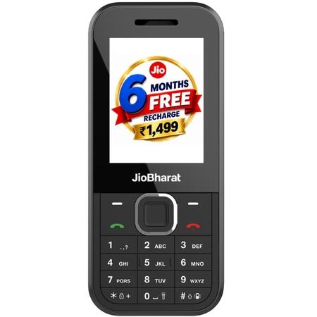 JioBharat B2 4G Keypad Phone with 6 Months FREE Recharge, Safety Shield Feature, JioTV, JioHotstar, JioSaavn, JioPay (UPI & SoundPay), Black, Locked for Jio Network JioBharat B2 4G Keypad Phone with 6 Months FREE Recharge, Safety Shield Feature, JioTV, JioHotstar, JioSaavn, JioPay (UPI & SoundPay), Black, Locked for Jio Network