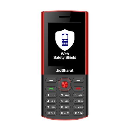 JioBharat A1 Karbonn 4G Keypad Phone with Safety Shield Feature, JioTV, JioHotstar, JioSaavn, JioPay (UPI & SoundPay), LED Torch, Digital Camera, 2000 mAh Battery, Black & Red, Locked for JioNetwork JioBharat A1 Karbonn 4G Keypad Phone with Safety Shield Feature, JioTV, JioHotstar, JioSaavn, JioPay (UPI & SoundPay), LED Torch, Digital Camera, 2000 mAh Battery, Black & Red, Locked for JioNetwork