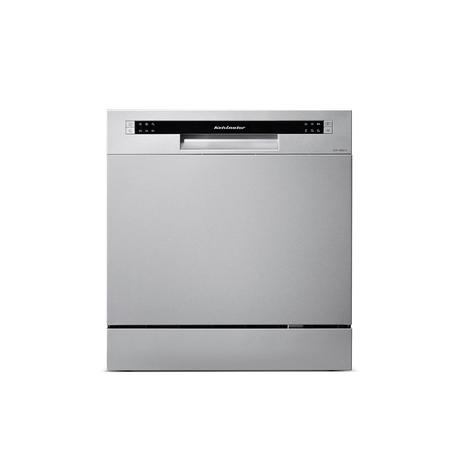 Kelvinator KDP-08B01S 8 Place Dishwasher with Intense Wash Technology, Silver