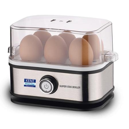 Kent Super 400 W Stainless Steel Egg Boiler, 3 Boiling Modes, Upto 6 Egg Capacity,16069