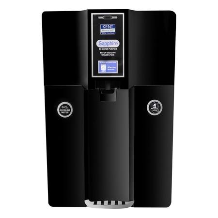 Kent Sapphire 8 L Alkaline + RO + UV + TDS Water Purifier, Black