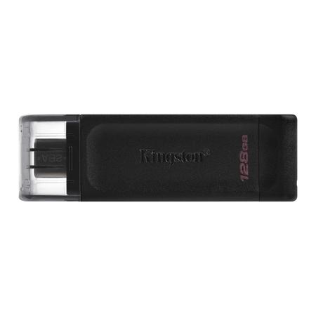Kingston 128 GB USB Type-C DataTraveler 70 Flash Drive, DT70