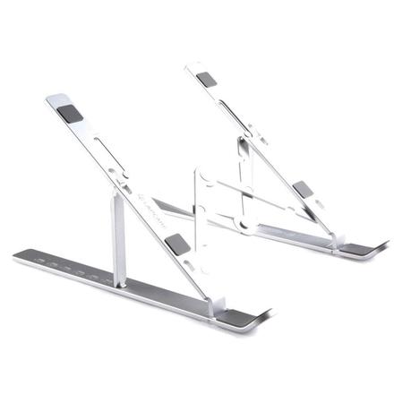 Lapcare LapGo LSE-044 Aluminium Laptop Stand with Pouch for Upto 39.62 cm (15.6 inch) Laptop, Silver