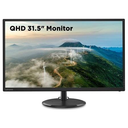 Lenovo D32Q-20 80.01 cm (31.5 inch) with IPS Panel Technology, Borderless, Refresh Rate 75Hz, Black Monitor