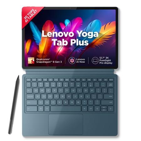 Lenovo Yoga Tab Plus 32.25 cm (12.7 inch) WiFi Tablet with Pen & Keyboard, 512 GB, 16 GB RAM, Tidal Teal, ZAEG0048IN Lenovo Yoga Tab Plus 32.25 cm (12.7 inch) WiFi Tablet with Pen & Keyboard, 512 GB, 16 GB RAM, Tidal Teal, ZAEG0048IN