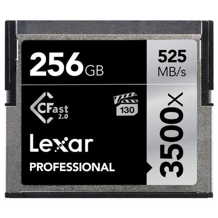 Lexar Professional 3500x 256 GB CFast 2.0 Memory Card Lexar Professional 3500x 256 GB CFast 2.0 Memory Card