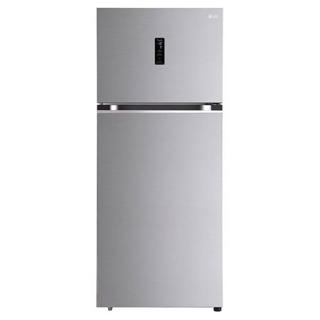 Buy e Double Door Refrigerator, GL-T412VPZX, Shiny Steel at
