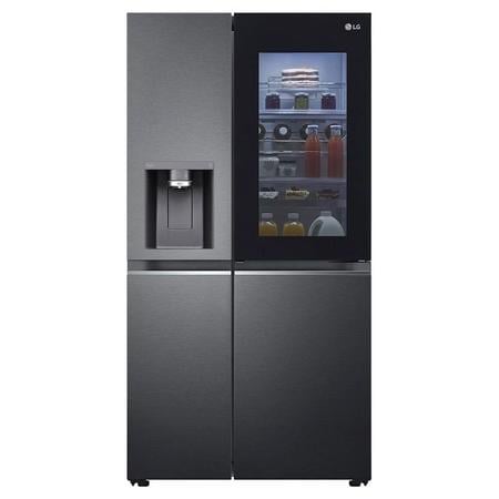 Buy LG 674 Litre Side-by-Side Refrigerator, Matt Black GC-X257CQES
