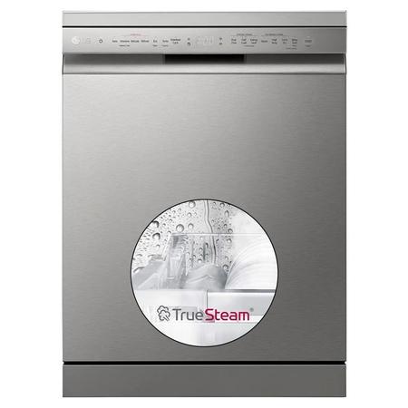 LG 14 Place Dishwasher, WiFi Enabled, True Steam, Quadwash, Inverter Direct Drive Technology, 4 washing arms, Silver (DFB532FP) LG 14 Place Dishwasher, WiFi Enabled, True Steam, Quadwash, Inverter Direct Drive Technology, 4 washing arms, Silver (DFB532FP)