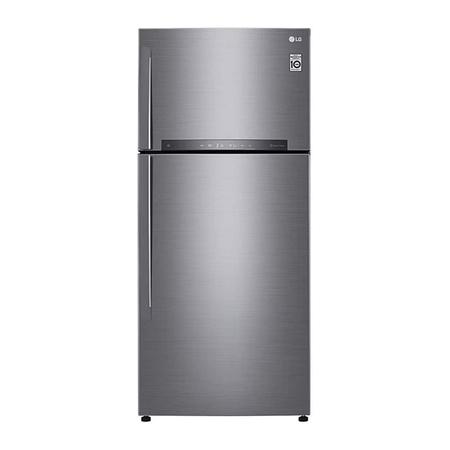 LG 506 litres 1 Star Double Door Refrigerator, Platinum Silver GN-H702HLHM LG 506 litres 1 Star Double Door Refrigerator, Platinum Silver GN-H702HLHM