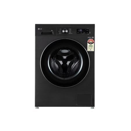 LG 9 kg Front Load, Inverter Direct Drive, 6 Motion DD, WiFi Enabled, Steam, Platinum Black, 5 Star (FHB1209Z4B) LG 9 kg Front Load, Inverter Direct Drive, 6 Motion DD, WiFi Enabled, Steam, Platinum Black, 5 Star (FHB1209Z4B)
