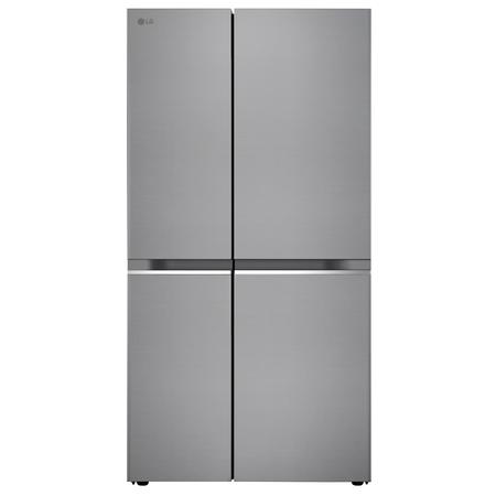 LG 650 Litre 3 Star Side By Side Refrigerator, Shiny Steel, GL-B257HPZ3