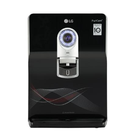 LG WW184ETB 8 L Water Purifier, RO + In Tank UV + UF + Mineral Booster + SS Tank, 2-in-1 Care, Digital Sterilizing Care, Premium Black, Wall Mount/Counter Top