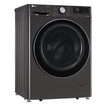 LG 12 Kg Front Loading Fully Automatic Washing Machine, FHD1207STB, Platinum Black