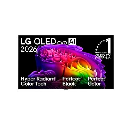 LG 165 cm (65 inches), OLED evo AI TV (G6) with alpha 11 Gen3 AI Processor 4K, VRR 165Hz, Hyper Radiant RGB Tech, Dolby Vision & Atmos Flex connect 2026, Black, OLED65G6PLA