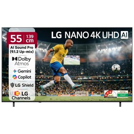 LG NANO NU885 Series 139.7 cm (55 inch) Nanocell Ultra HD webOS TV, 55NU885BPLA, Black LG NANO NU885 Series 139.7 cm (55 inch) Nanocell Ultra HD webOS TV, 55NU885BPLA, Black