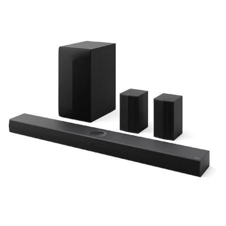 LG S70TR Soundbar with Dolby Atmos and Rear Surround Speakers 5.1.1 Channel, Perfectly Matches The QNED TV, Sound 3D, Auto Power, Wireless Dolby Atmos, True Wireless connectivity, Wow Orchestra