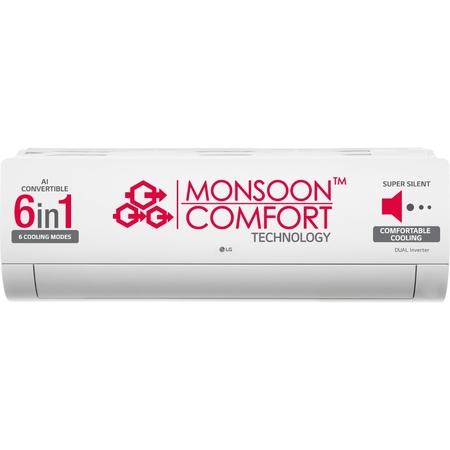 LG 1 Ton 5 Star 6 in 1 Convertible Inverter Split AC, TS-Q14CNZE (4 Way Swing, Viraat Mode, Smart Diagnosis System, 100% Copper, 2024 Launch) LG 1 Ton 5 Star 6 in 1 Convertible Inverter Split AC, TS-Q14CNZE (4 Way Swing, Viraat Mode, Smart Diagnosis System, 100% Copper, 2024 Launch)