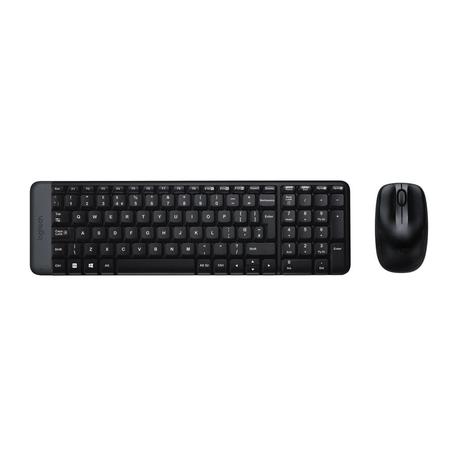 Logitech MK220 Mouse & Keyboard Combo Wireless Laptop Keyboard (Black) Logitech MK220 Mouse & Keyboard Combo Wireless Laptop Keyboard (Black)
