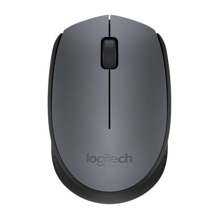 Logitech M170 Wireless Mouse, 2.4 GHz with USB Mini Receiver, Optical Tracking, 12-Months Battery Life, Ambidextrous PC/Mac/Laptop, Grey/Black Logitech M170 Wireless Mouse, 2.4 GHz with USB Mini Receiver, Optical Tracking, 12-Months Battery Life, Ambidextrous PC/Mac/Laptop, Grey/Black