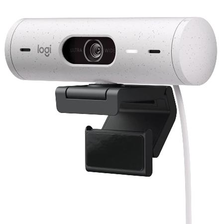 Logitech Brio 500 Full HD 1080p Webcam, White Logitech Brio 500 Full HD 1080p Webcam, White