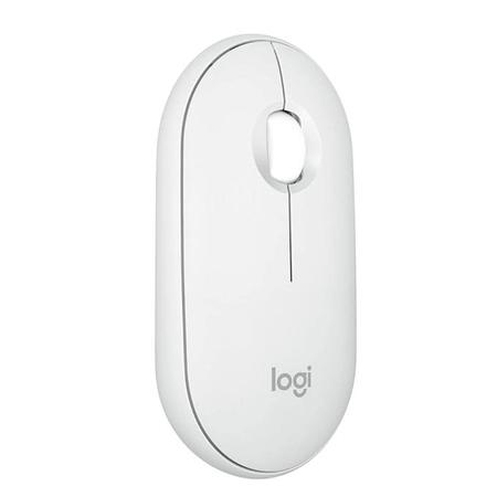 Logitech Pebble Mouse 2 M350s Slim Bluetooth Wireless Mouse, White