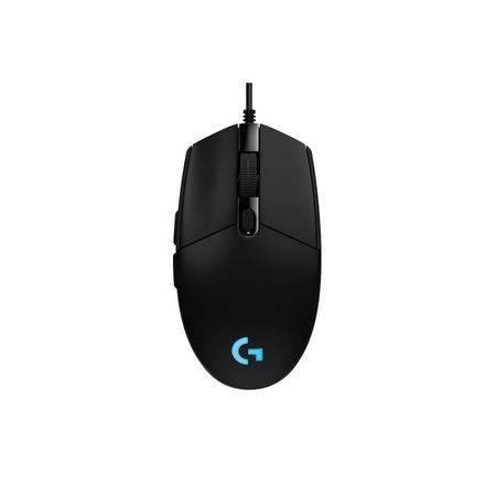 Logitech G203 USB Light Sync Wired Gaming Mouse with Customizable RGB Lighting, 6 Programmable Buttons, Gaming Grade Sensor, 8K DPI Tracking, 16.8 million Colour, Light Weight, Black