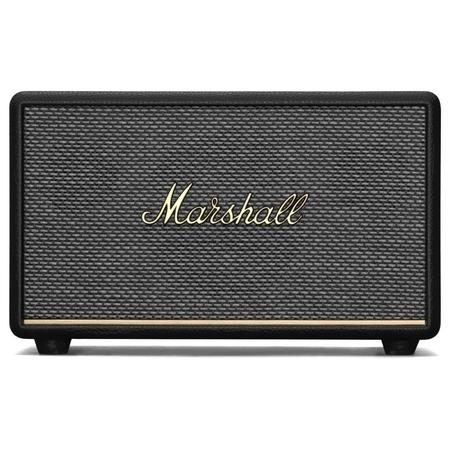Marshall Action III Bluetooth Speaker with Bass Control Knob, Bass-Reflex, 30 Watt Amplifier for The Woofer, Volume Control Knob, Power Switch, Black