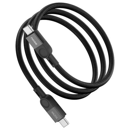 Noise Power Series 100 W Type-C to Type-C Braided Magnetic Power Cable, Infinite Black Noise Power Series 100 W Type-C to Type-C Braided Magnetic Power Cable, Infinite Black