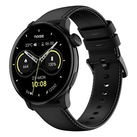 Noise Pro 6R 3.7 cm (1.46 inch) AMOLED Smart Watch, 1000 NITS, Powered by AI Pro, Built-in GPS, Strava Integration, Stainless Steel Dial, Video Watch Faces,3ATM, Emergency SOS, TWS Connectivity (Classic Black) Noise Pro 6R 3.7 cm (1.46 inch) AMOLED Smart Watch, 1000 NITS, Powered by AI Pro, Built-in GPS, Strava Integration, Stainless Steel Dial, Video Watch Faces,3ATM, Emergency SOS, TWS Connectivity (Classic Black)