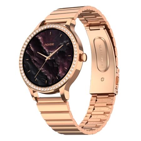 Noise NoiseFit Diva Araya Smartwatch, Iconic Rose Gold