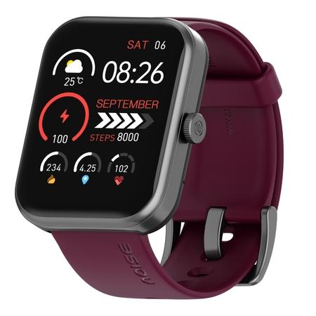 Noise ColorFit Elevate Smartwatch, Deep Wine