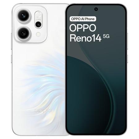 Oppo Reno 14 5G 256 GB, 8 GB RAM, Pearl White, Mobile Phone Oppo Reno 14 5G 256 GB, 8 GB RAM, Pearl White, Mobile Phone