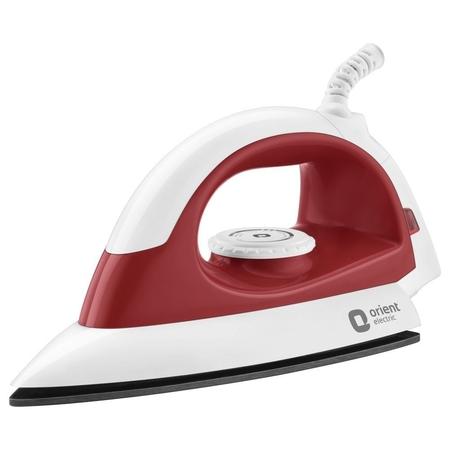 Orient Electric Panache DIPC10RP Dry Iron with 360 Degree Swivel Cord, Red and White Orient Electric Panache DIPC10RP Dry Iron with 360 Degree Swivel Cord, Red and White