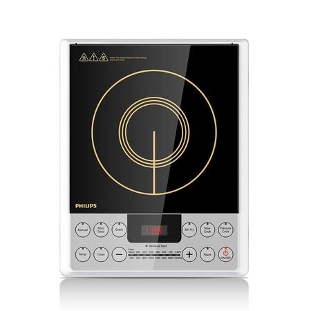 PHILIPS HD4929 2100 Watts Induction Cooktop, High heating efficiency, Black deal from reliancedigital