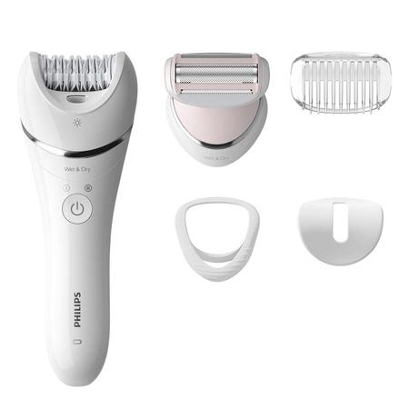 Philips 8000 Series BRE710/00 Epilator With Anti-Slip Grip, White Philips 8000 Series BRE710/00 Epilator With Anti-Slip Grip, White