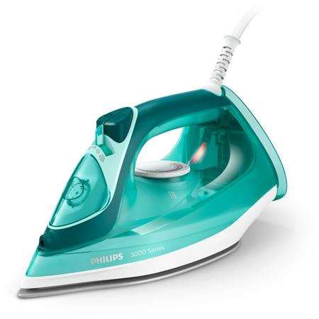 Philips SpeedPro DST3030/70 2400 W Steam Iron, 300 ml Tank, 40 g/min Steam, 180 g Boost, Green Philips SpeedPro DST3030/70 2400 W Steam Iron, 300 ml Tank, 40 g/min Steam, 180 g Boost, Green