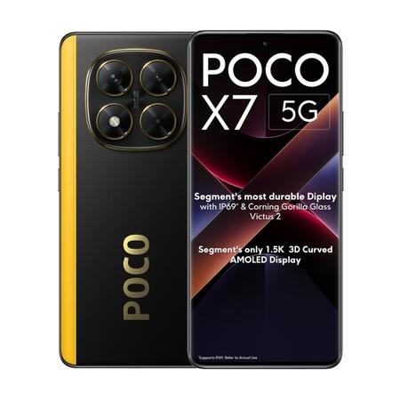 POCO X7 5G 256 GB, 8 GB RAM, Yellow, Mobile Phone POCO X7 5G 256 GB, 8 GB RAM, Yellow, Mobile Phone