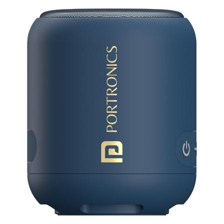 Portronics Sound Drum 1 Bluetooth Speaker (12 W), Blue Portronics Sound Drum 1 Bluetooth Speaker (12 W), Blue