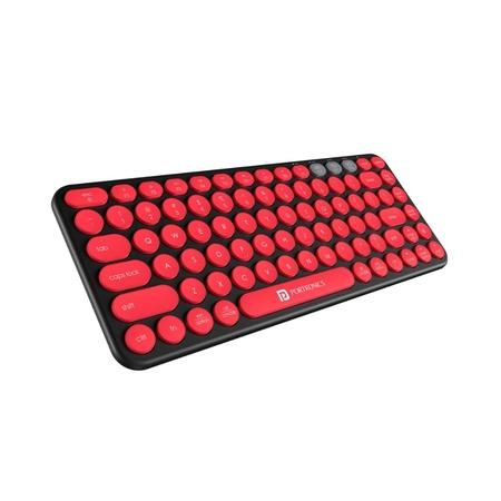 Portronics Bubble 2.0 Bluetooth Wireless Keyboard, Black Portronics Bubble 2.0 Bluetooth Wireless Keyboard, Black