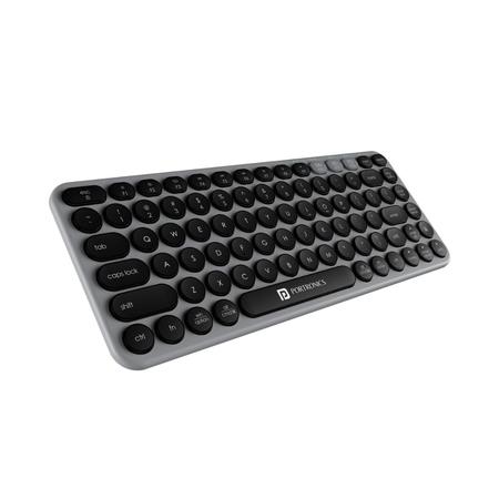 Portronics Bubble 2.0 Bluetooth Wireless Keyboard, Grey Portronics Bubble 2.0 Bluetooth Wireless Keyboard, Grey