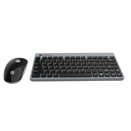 Portronics Key2 Wireless Keyboard & Mouse Combo, Grey