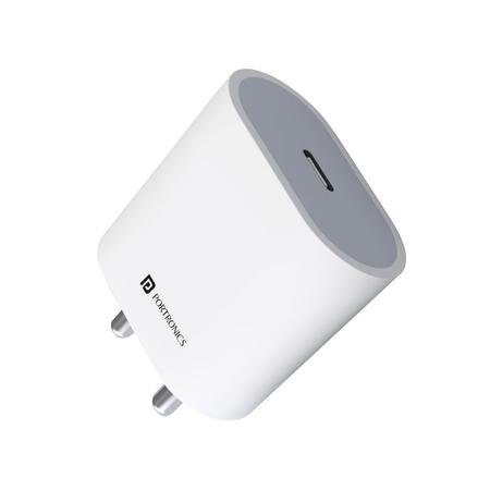 Portronics Adapto 20 Multi Utility Adaptor, White