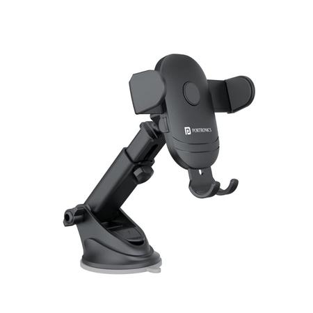 Portronics Clamp M2 Car Mobile Holder, Black Portronics Clamp M2 Car Mobile Holder, Black