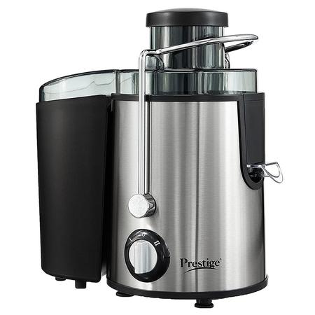 Prestige PCJ 7.0 500W Centrifugal Juicer, Anti-Drip, Dual Locking System, Black and Steel Prestige PCJ 7.0 500W Centrifugal Juicer, Anti-Drip, Dual Locking System, Black and Steel